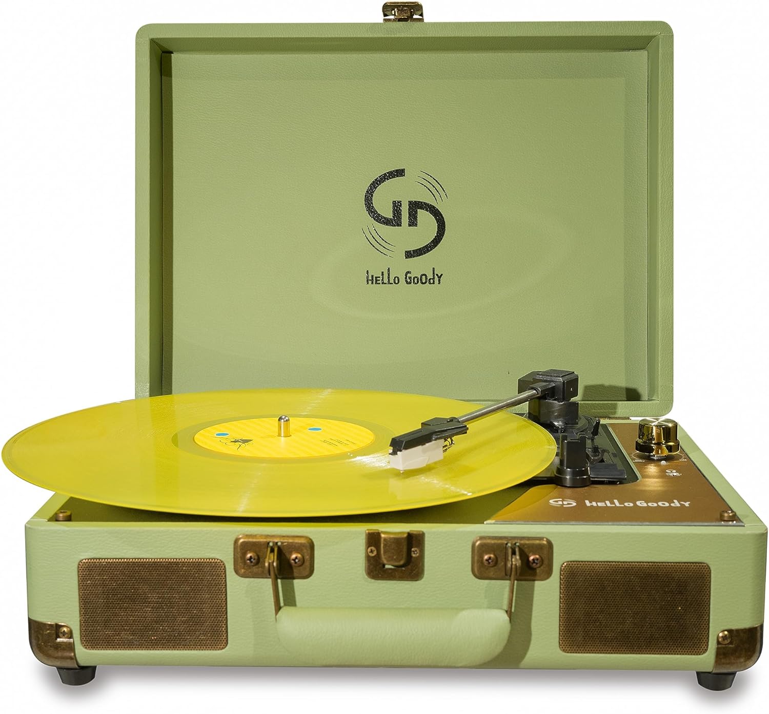 HelloGoody Vinyl Record Player Portable Record Player Turntable