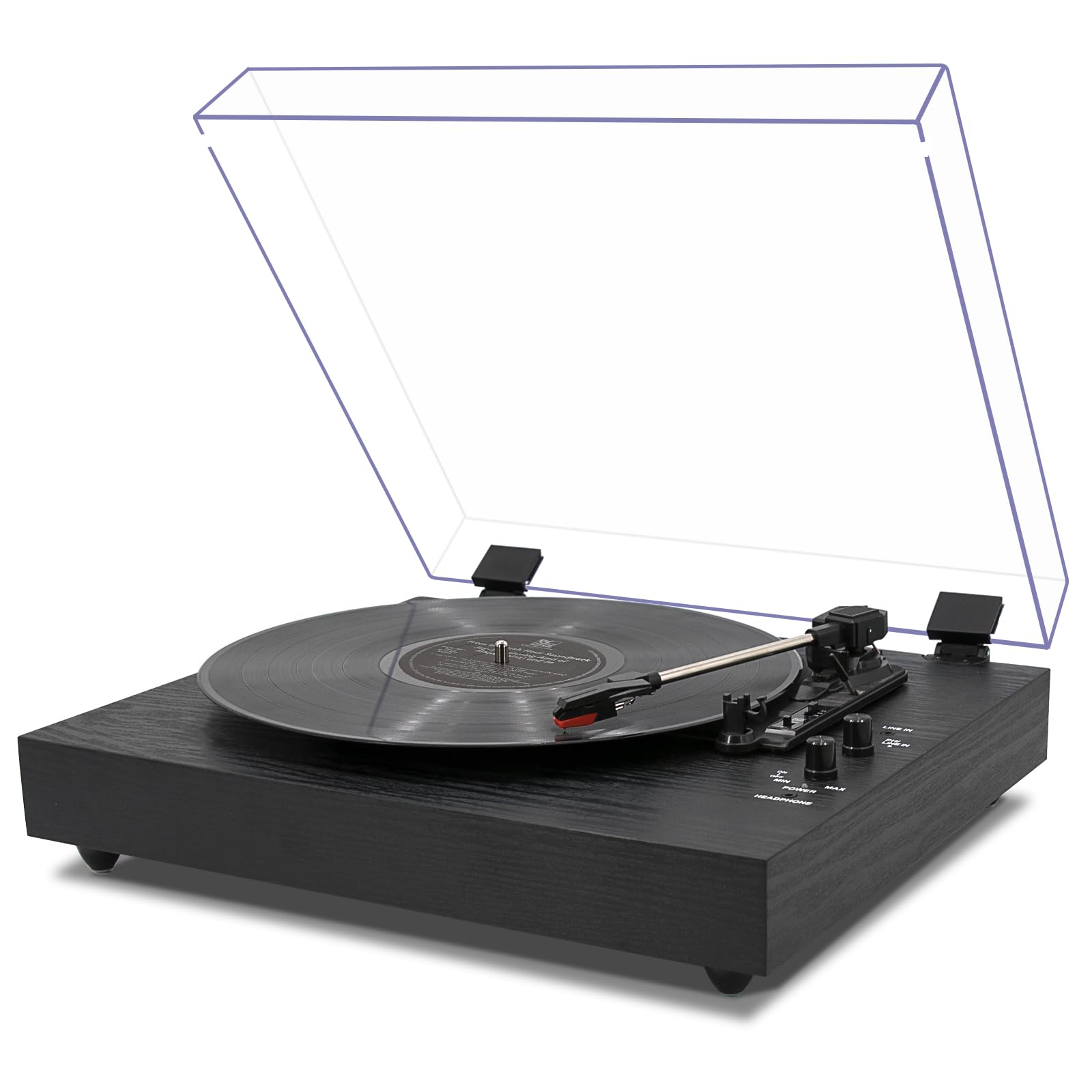 DIGITNOW! Turntable record player 3speeds with Built-in Stereo