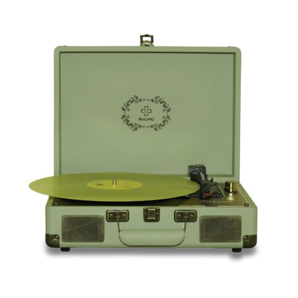 BULUMO Vinyl Record Player Portable Record Player with Built-in Speakers, Supports Multiple Speeds and Sizes, Comes with Bluetooth Capability