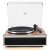 SeeYing Vinyl Record Player with Built in Stereo Speakers Bluetooth Turntable for Vinyl Records with Magnetic Cartridge Belt Drive 2-Speed Hi-Fi System with Phono Preamp, Aux-in and Warm Light Design