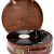 ClearClick Vintage Suitcase Turntable with Bluetooth & USB – Classic Wooden Retro Style