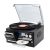 PAREIKO 9 in 1 Record Player 3 Speed Bluetooth Vintage Turntable CD/Cassette Vinyl Player AM/FM Radio USB/SD Playback Aux-in/RCA Line-Out