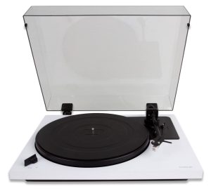 Andover Audio SpinDeck 2 Turntable for Vinyl Record Playback - Semi-Automatic, Beginner-Friendly with Rubber Isolation Feet, Tonearm & Cartridge Included, Pro-Ject & Spinbase Compatible - Black